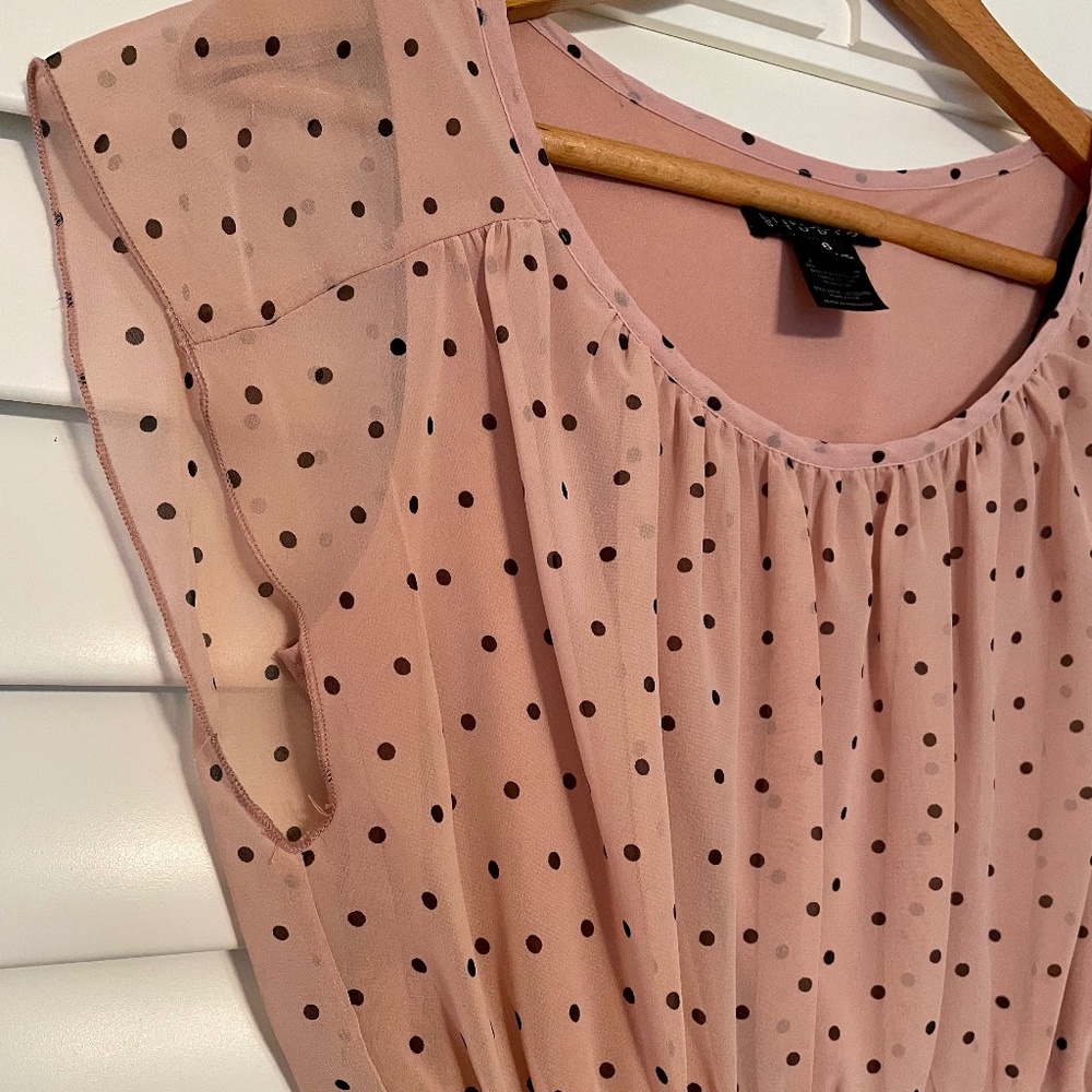 Girly polka dot dress